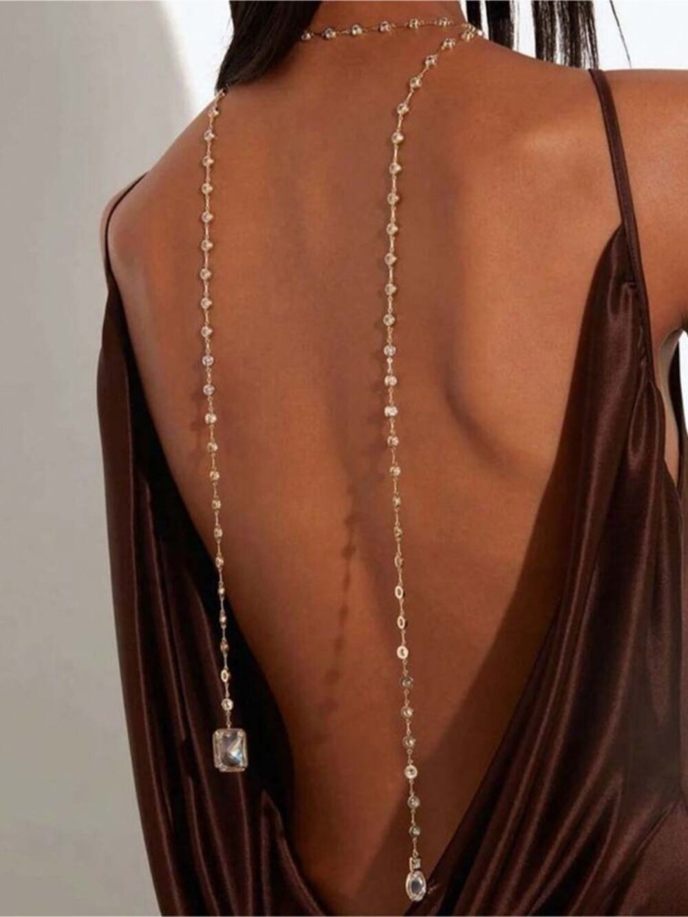 Back drop Necklace Q1135
